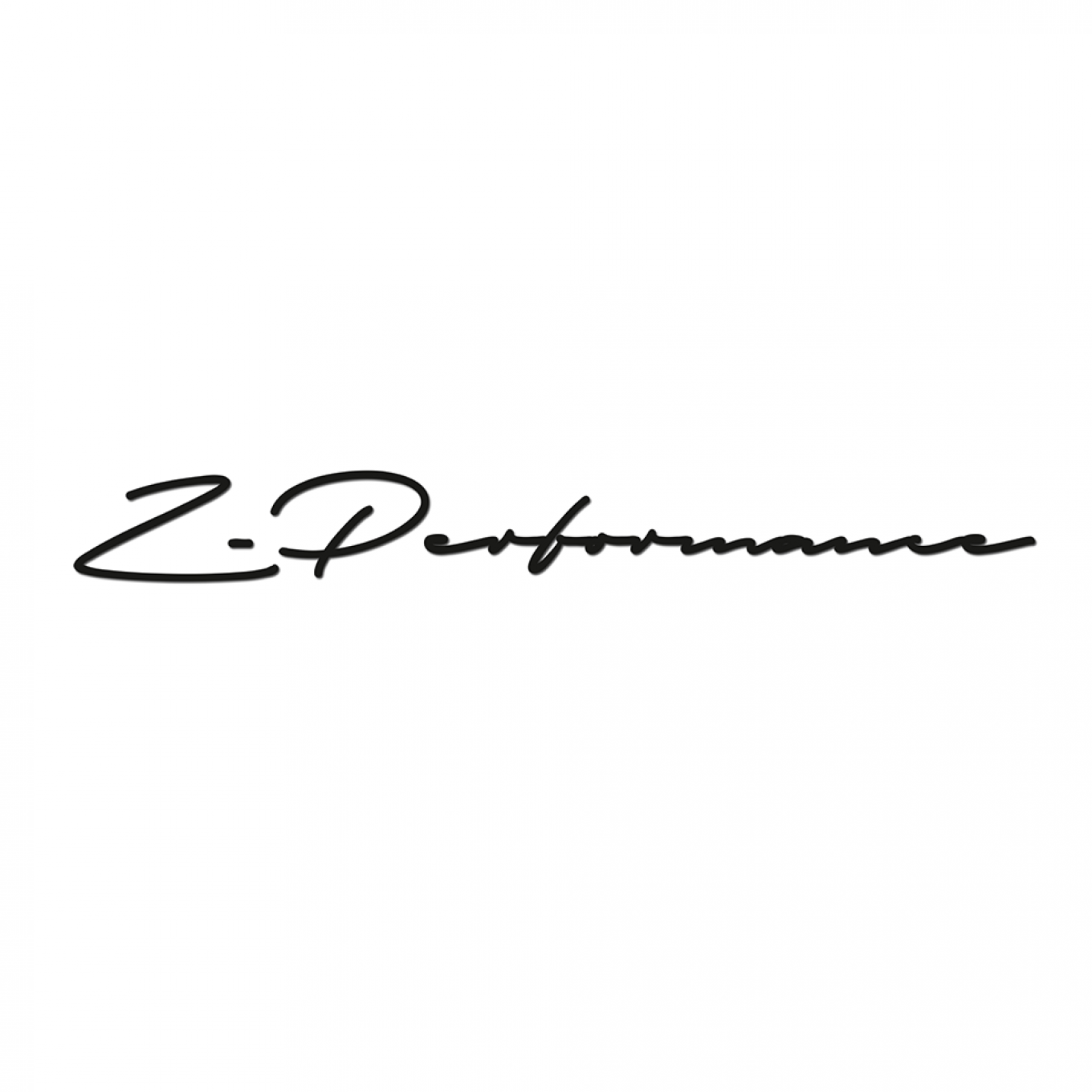 Z-Performance Signature Sticker| 25 cm | White